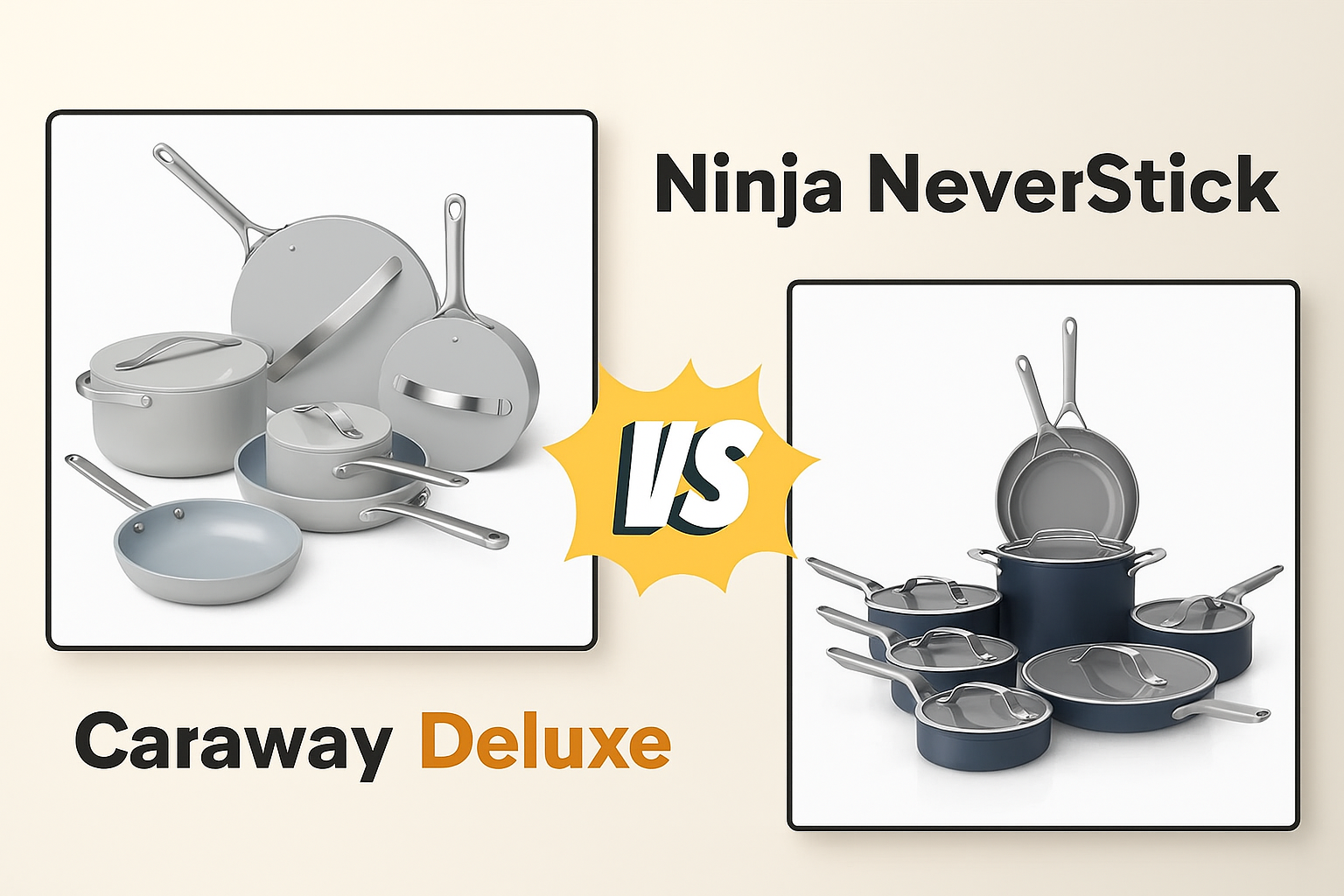 Caraway vs Ninja Ceramic Cookware